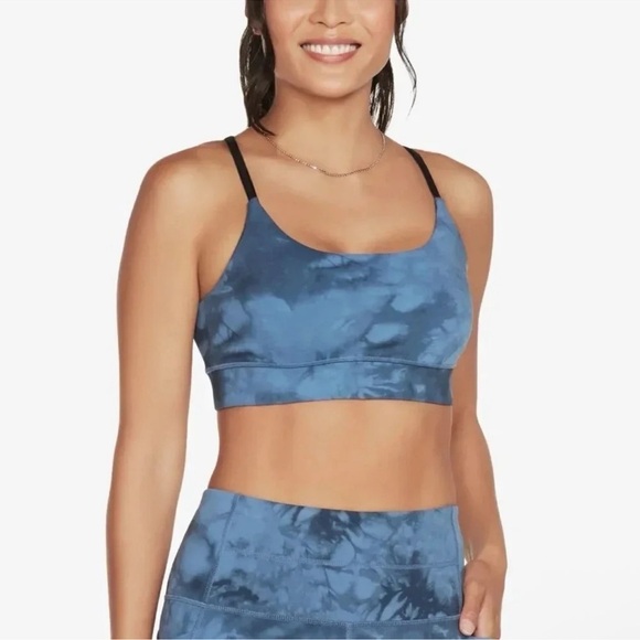 Skechers Other - Skechers Women's Strappy Crossback Sports Bra - Navy BRAND NEW WITH TAGS